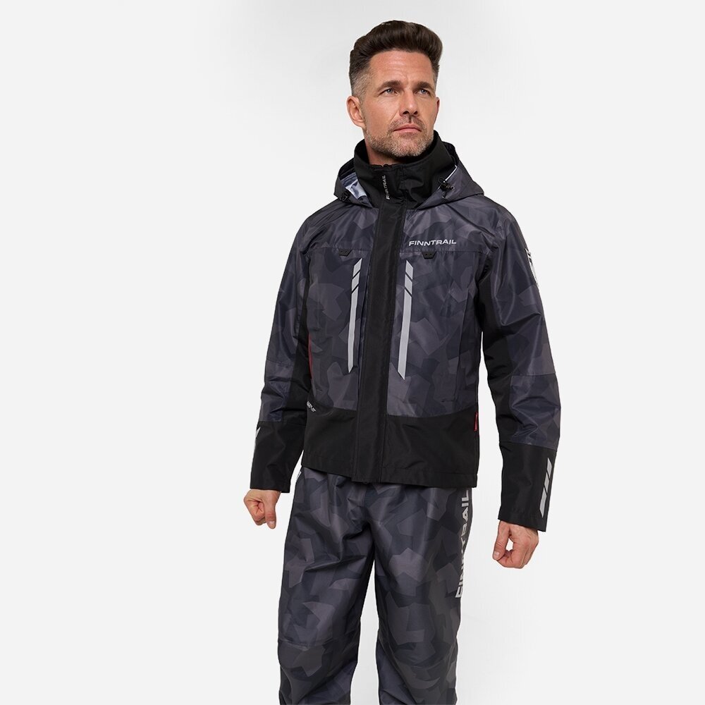 Kahlamisjakk Finntrail GREENWOOD CamoShadowBlack 4021 3