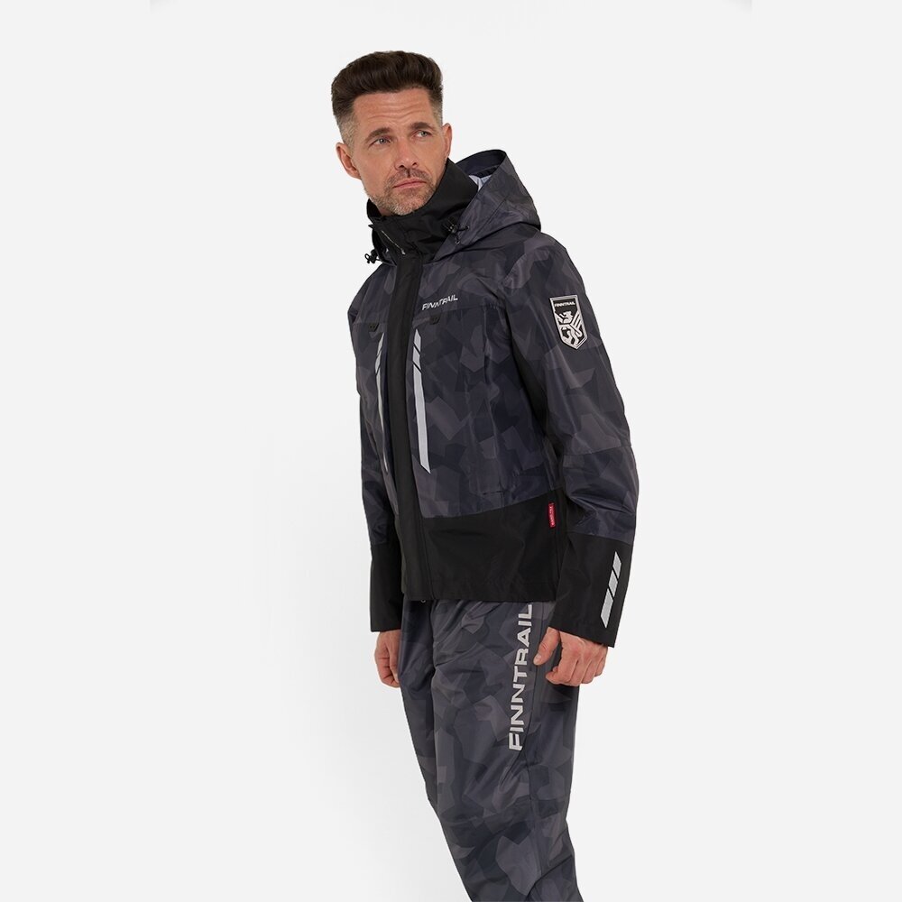 Kahlamisjakk Finntrail GREENWOOD CamoShadowBlack 4021 4
