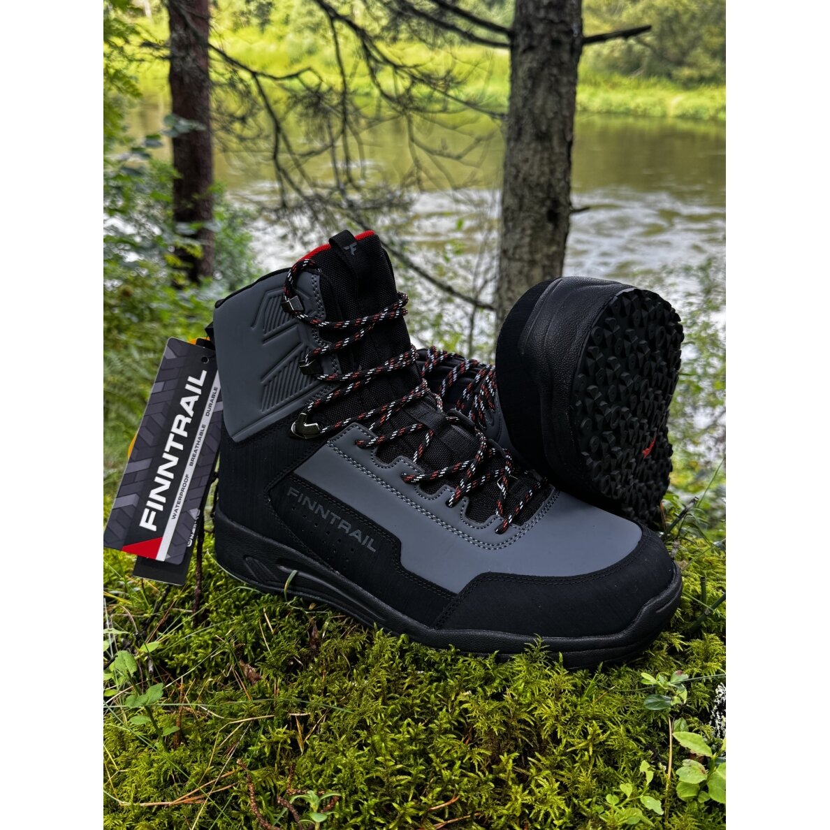 Braidymo batai Finntrail WADEMAN DarkGrey 5203 13