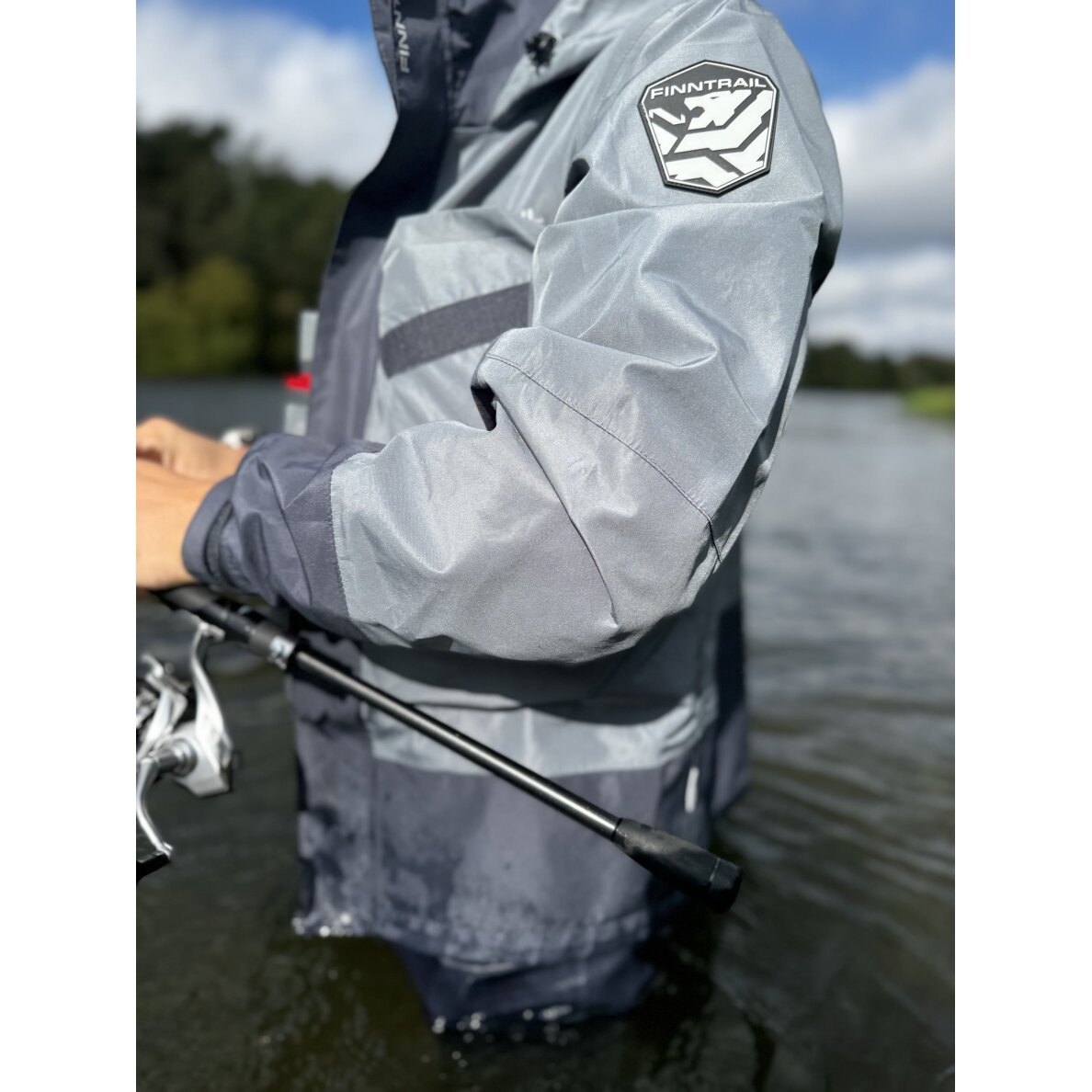 Braidymo striukė Finntrail COASTER Grey 4023 1