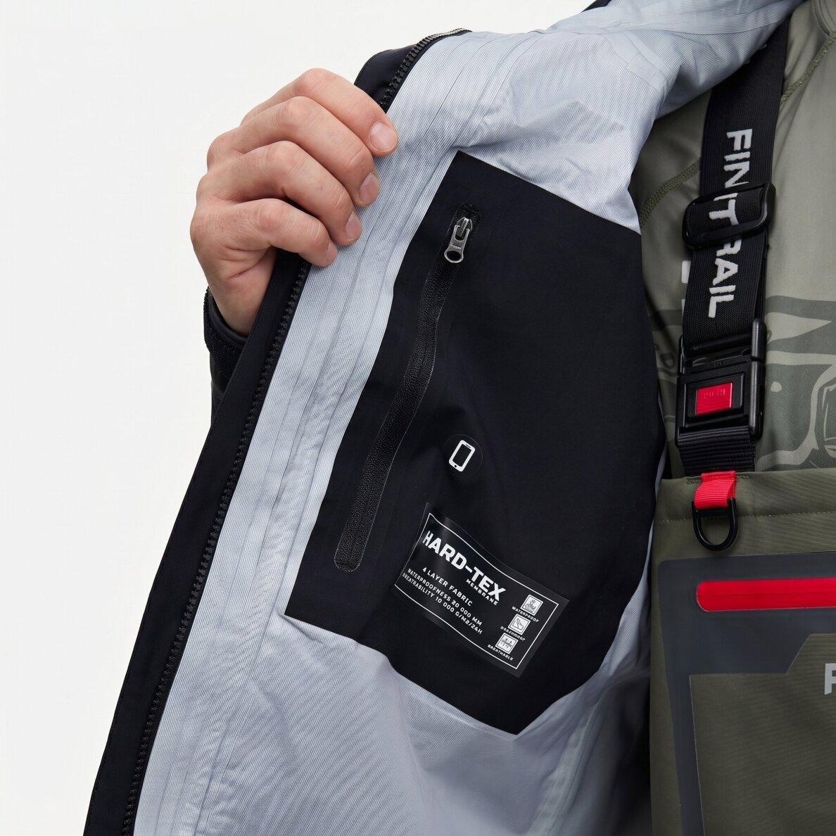 Kahlamisjakk Finntrail WADEMAN Khaki 1327 6
