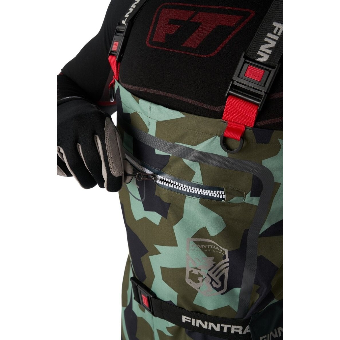 Waders Finntrail SPEEDMASTER-ZIP CamoArmy 1529 3 Waders Finntrail SPEEDMASTER-ZIP CamoArmy 1529 3