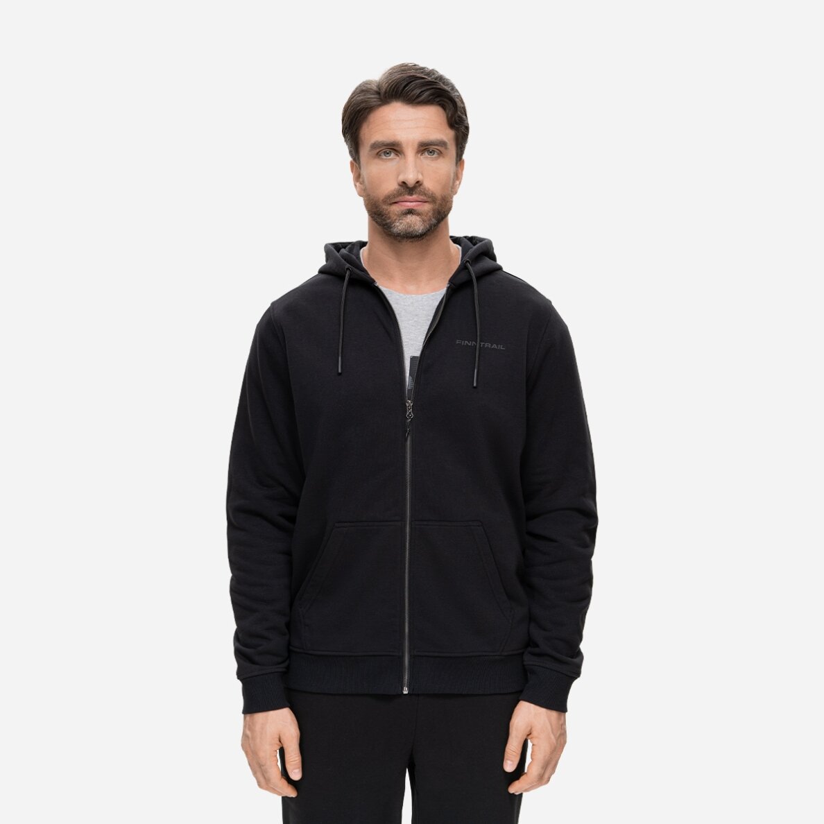 Džemperis Finntrail LOGO ZIP Black 6832 5 Džemperis Finntrail LOGO ZIP Black 6832 5