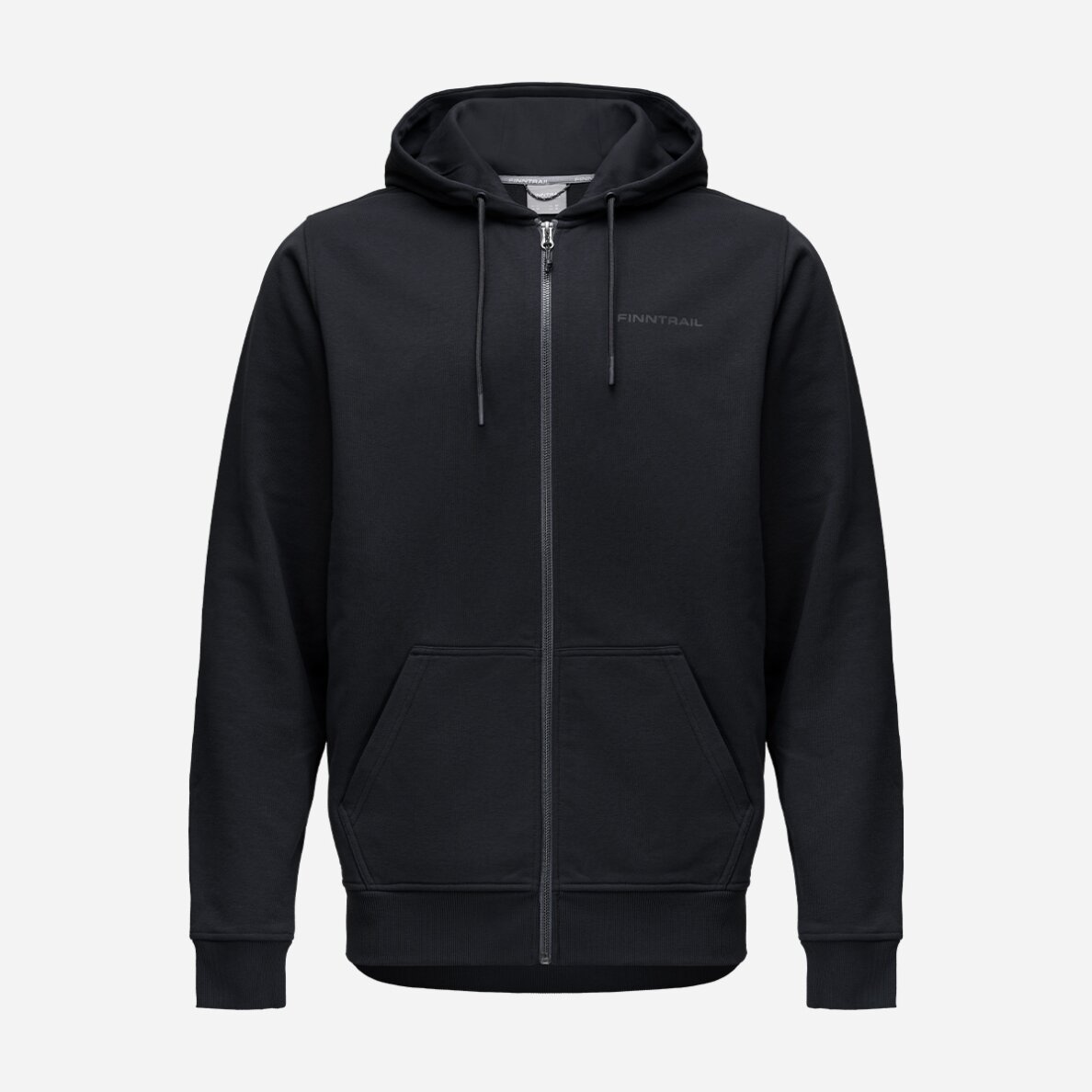 Džemperis Finntrail LOGO ZIP Black 6832