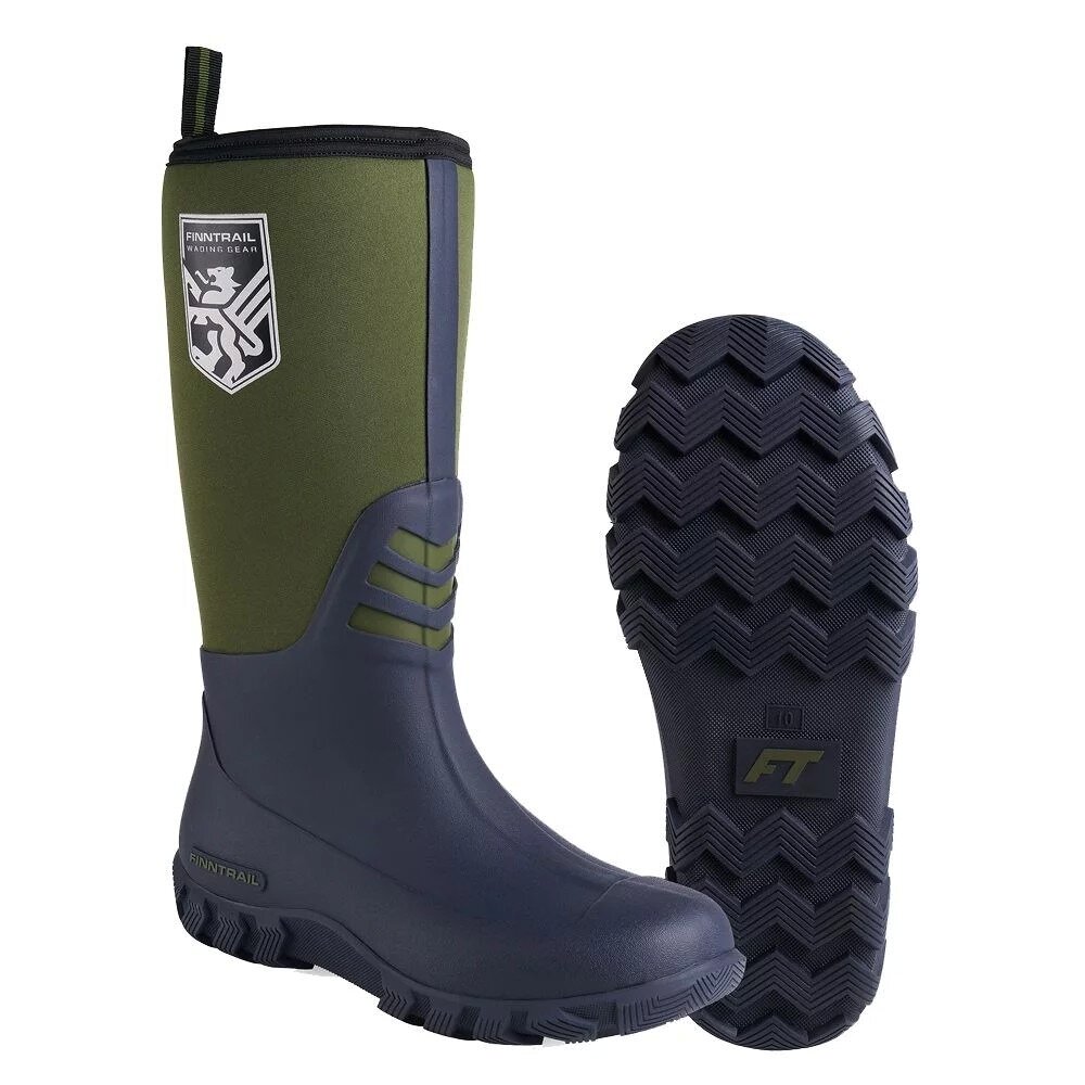 Finntrail OUTLANDER Khaki 7514 Rubber Boots 1