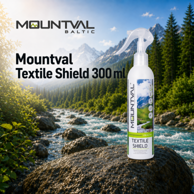 Impregnants tekstilam un jakām Mountval Textile Shield, 300 ml Impregnants tekstilam un jakām Mountval Textile Shield, 300 ml
