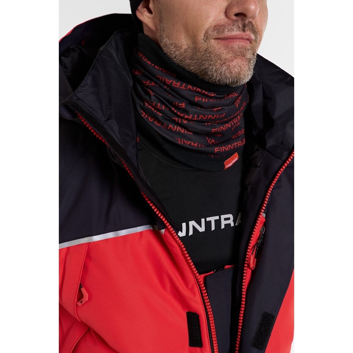 Kaklo mova Finntrail TUBEPRO GraphiteRed 9802 5
