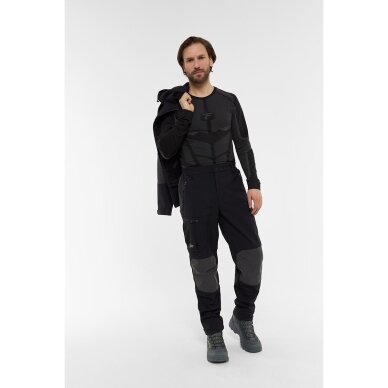 Kelnės Finntrail TACTIC Graphite 4609 Softshell 2