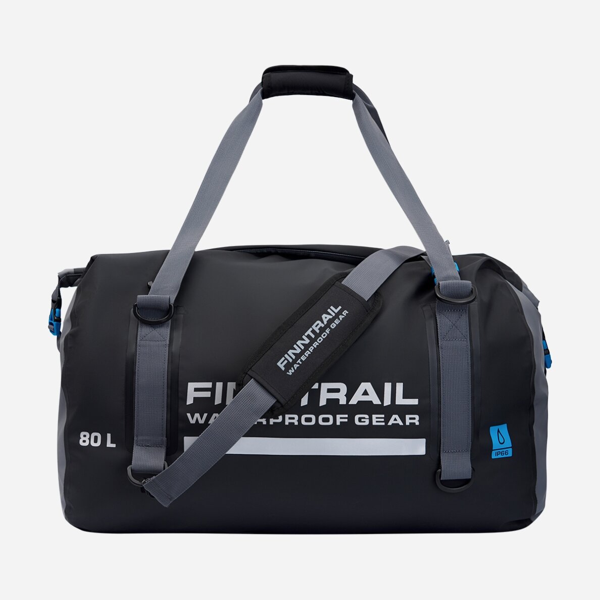 Bag Finntrail BIG ROLL 80L Black 1712