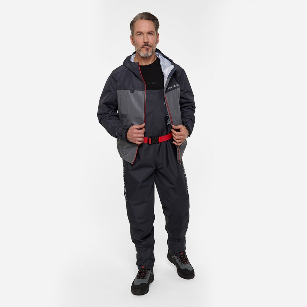 Lietaus striukė Finntrail APEX Grey 4027 6