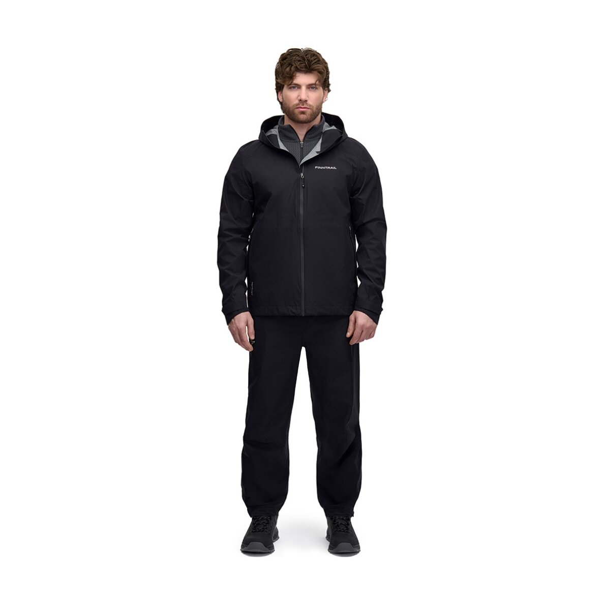 Rain jacket Finntrail OUTDOOR Graphite 1309 1