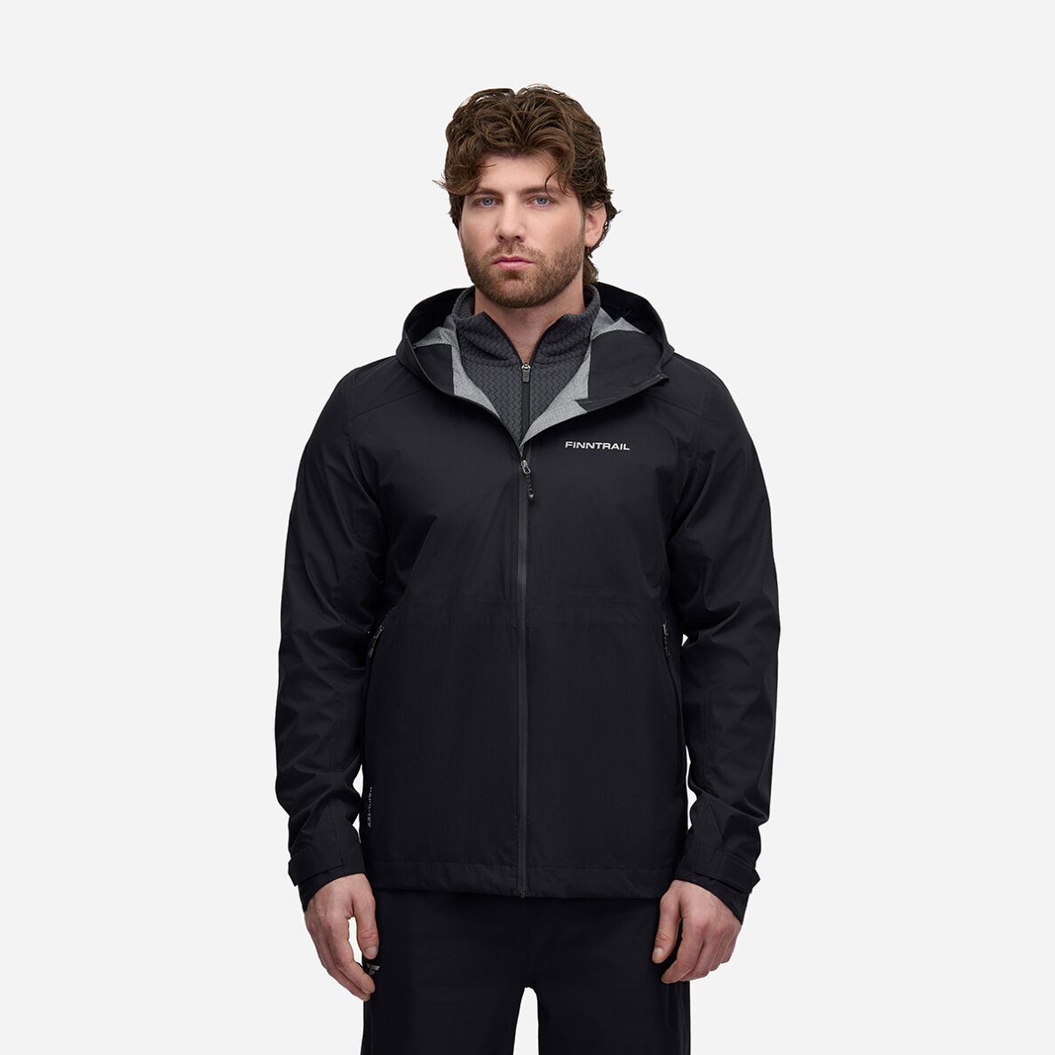 Rain jacket Finntrail OUTDOOR Graphite 1309 3