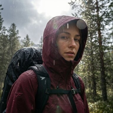 Lietaus striukė Finntrail THUNDER W DarkRed 1306