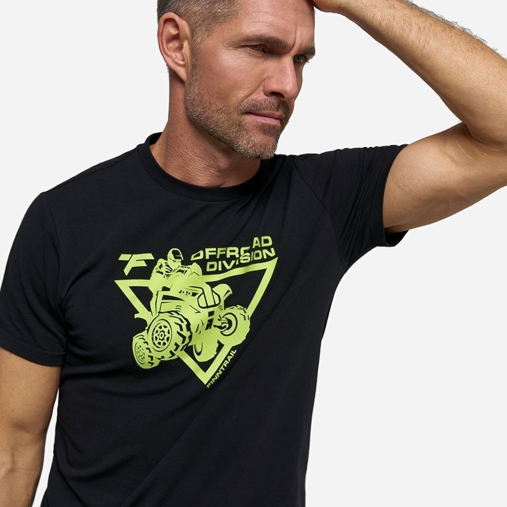 T-shirt Finntrail ATV BlackYellow 6708 6