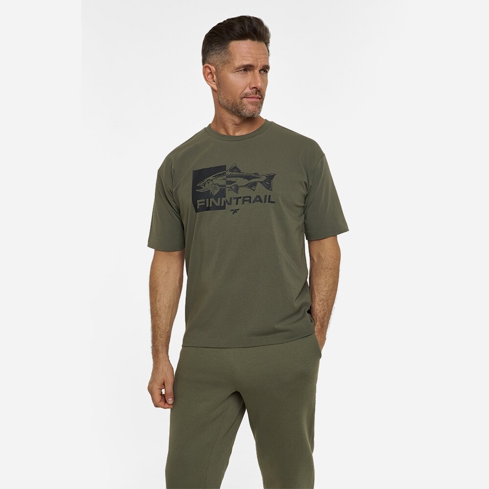 T-krekls Finntrail FISH Khaki 6718 5
