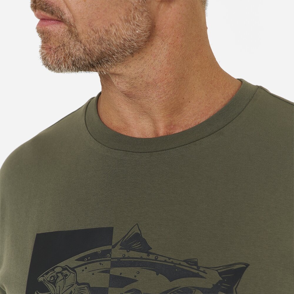 T-krekls Finntrail FISH Khaki 6718 10