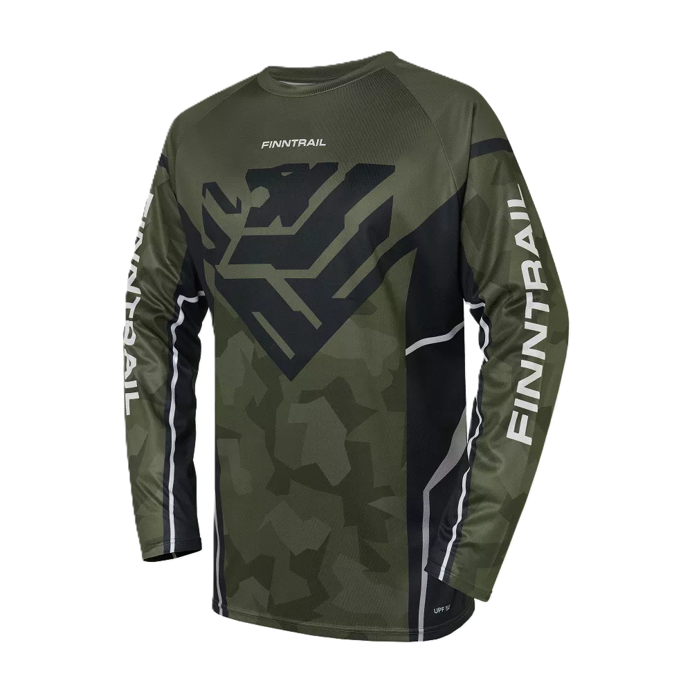 Marškinėliai Finntrail JERSEY CamoShadowGreen 6600