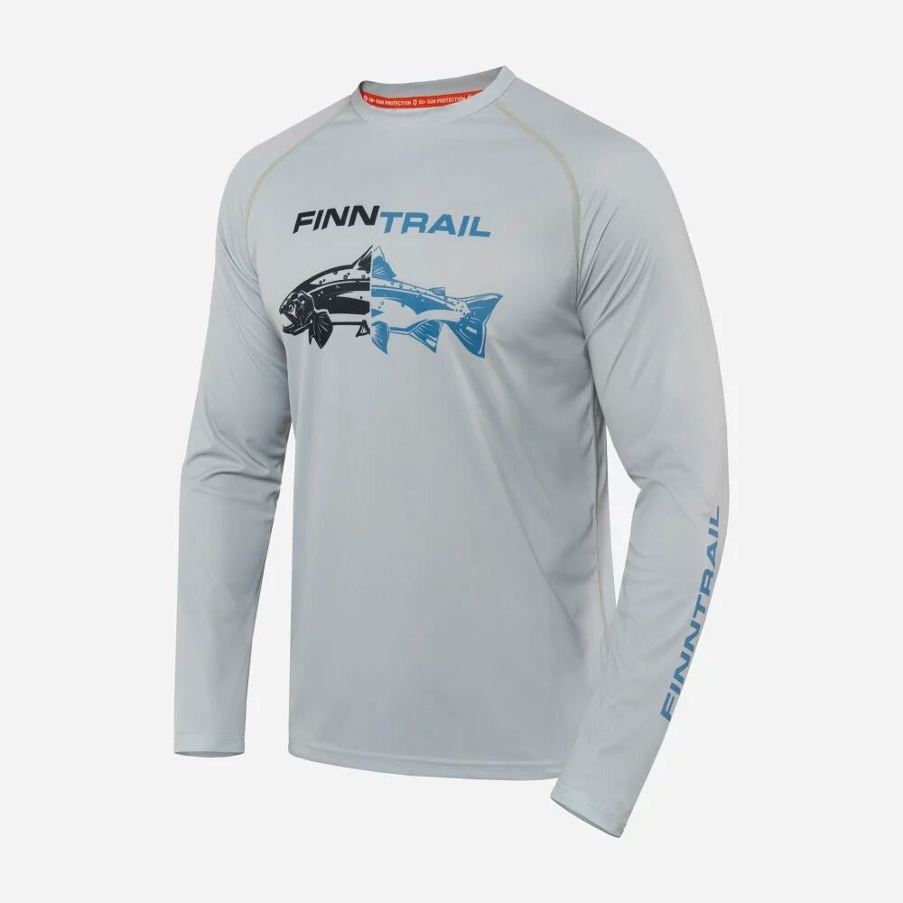 Футболка Finntrail WAVE FISH Grey 6611 Футболка Finntrail WAVE FISH Grey 6611