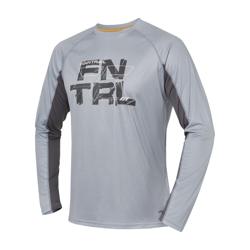 Krekls ar garām piedurknēm Finntrail WAVE LOGO Grey 6613 Krekls ar garām piedurknēm Finntrail WAVE LOGO Grey 6613