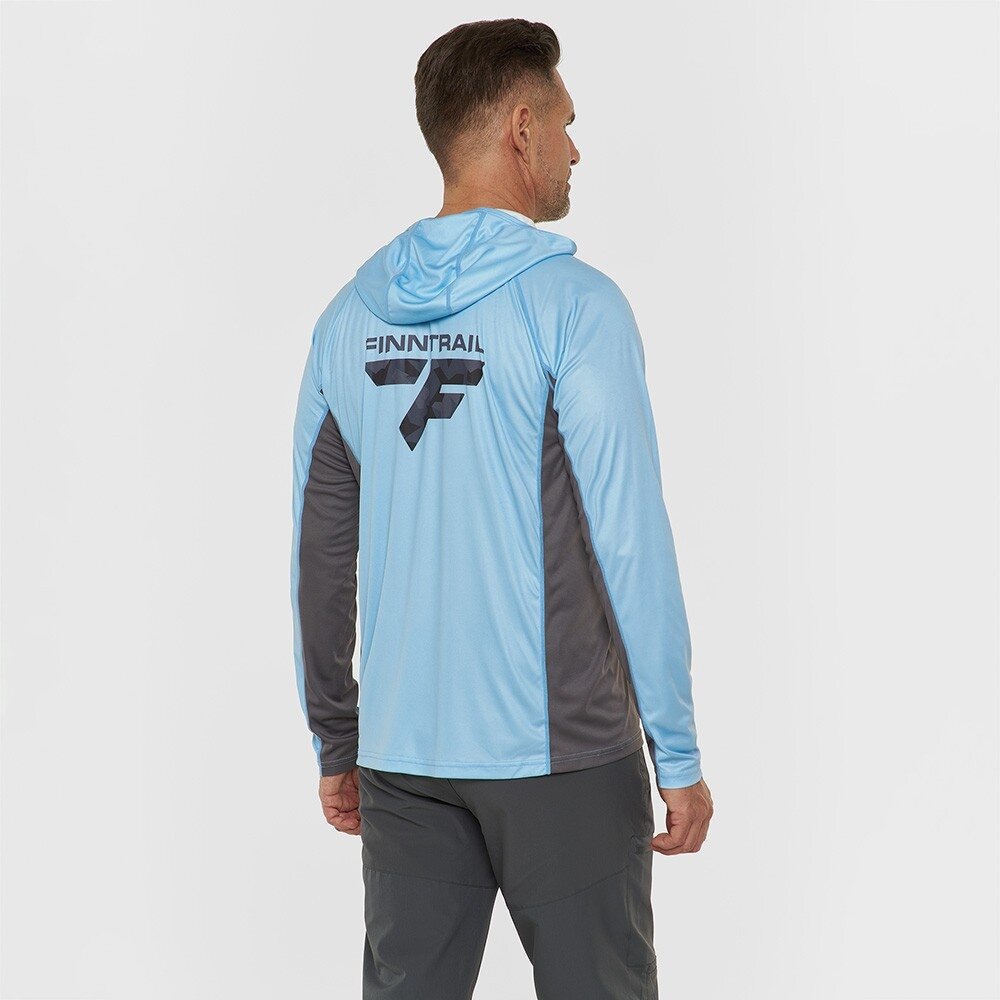 Kapuutsi ja pikkade varrukatega särk Finntrail WAVE BIG LOGO LightBlue 6614 7 Kapuutsi ja pikkade varrukatega särk Finntrail WAVE BIG LOGO LightBlue 6614 7