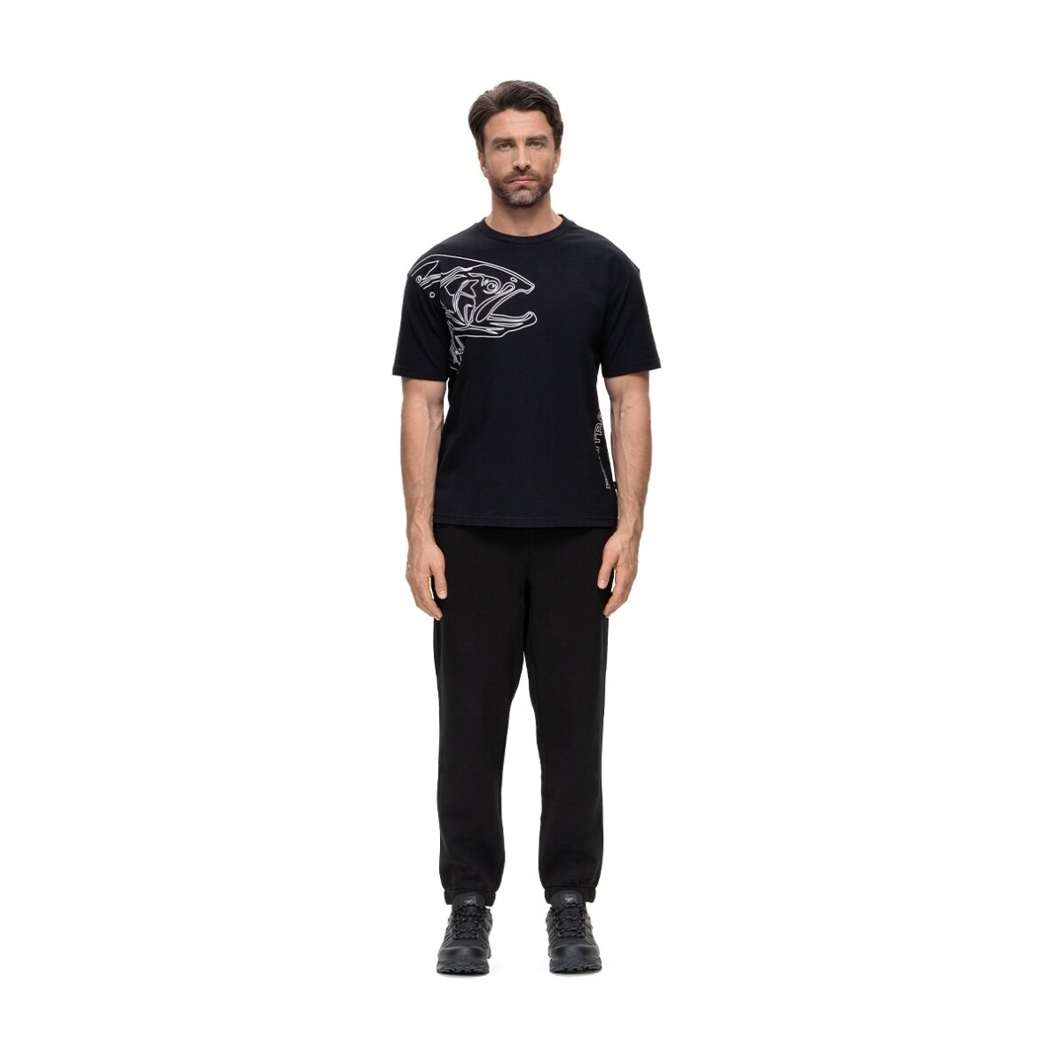 Marškinėliai Finntrail BIG FISH Black 6732 1