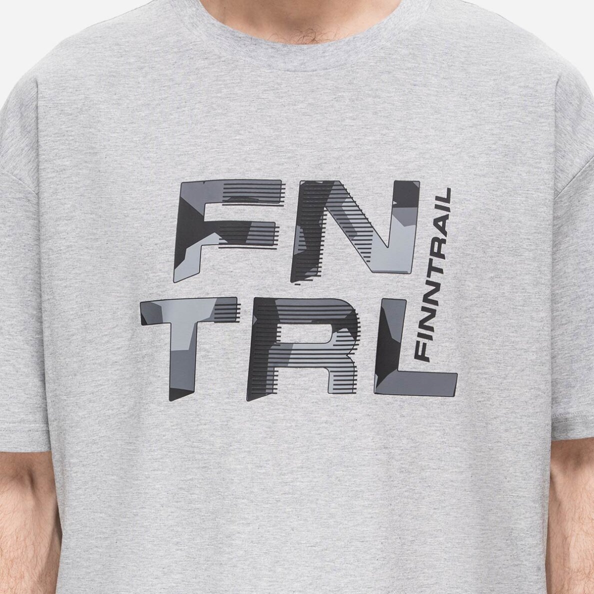 T-shirt Finntrail BIG LOGO GreyMelange 6733 5 T-shirt Finntrail BIG LOGO GreyMelange 6733 5