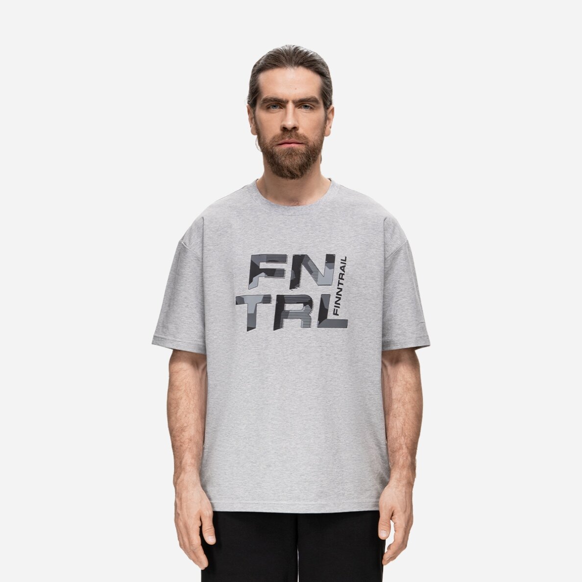 T-shirt Finntrail BIG LOGO GreyMelange 6733 6 T-shirt Finntrail BIG LOGO GreyMelange 6733 6