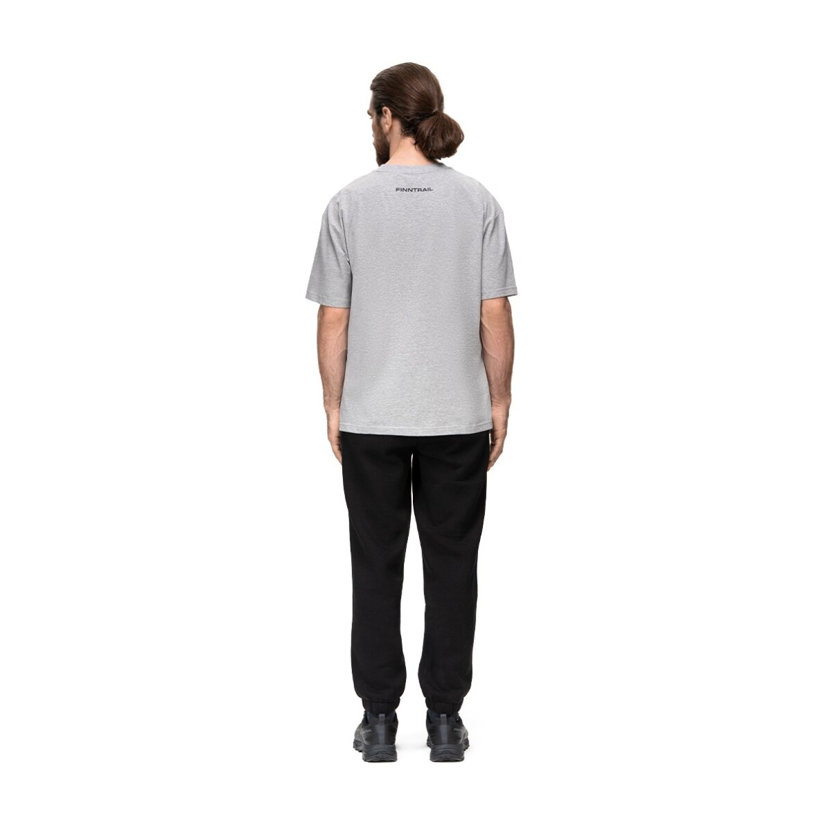 T-shirt Finntrail BIG LOGO GreyMelange 6733 2