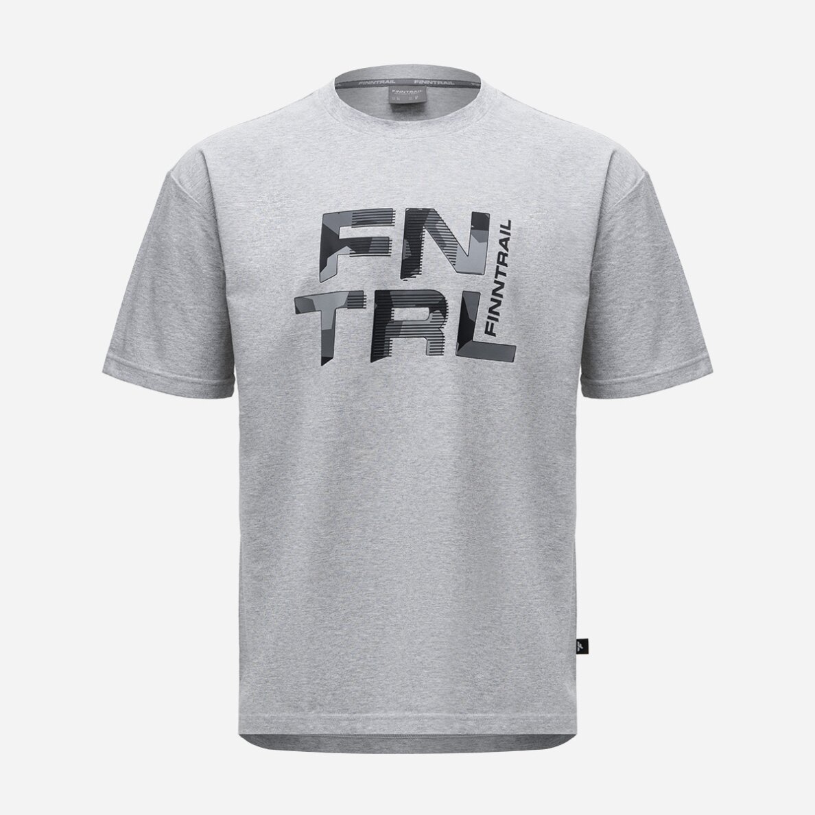 T-shirt Finntrail BIG LOGO GreyMelange 6733 T-shirt Finntrail BIG LOGO GreyMelange 6733