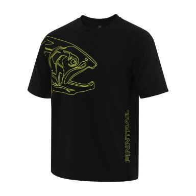 Marškinėliai Finntrail BIG FISH BlackYellow 6711