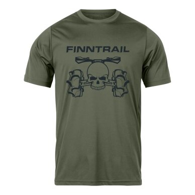 Футболка Finntrail ATV SKULL Khaki 6707 Футболка Finntrail ATV SKULL Khaki 6707