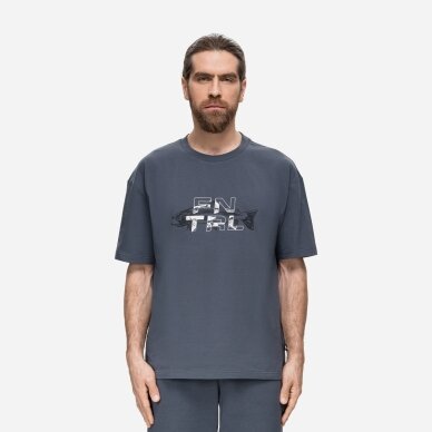 Marškinėliai Finntrail FISH DarkGrey 6731 3