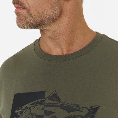 T-krekls Finntrail FISH Khaki 6718 10
