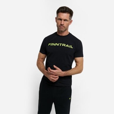 Marškinėliai Finntrail LOGO QR Black 6703 3