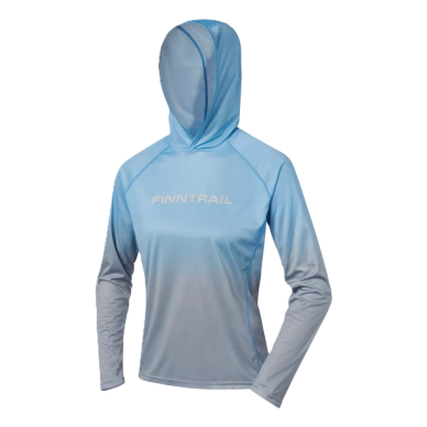Marškinėliai Finntrail VENUS HOOD Lightblue 6621