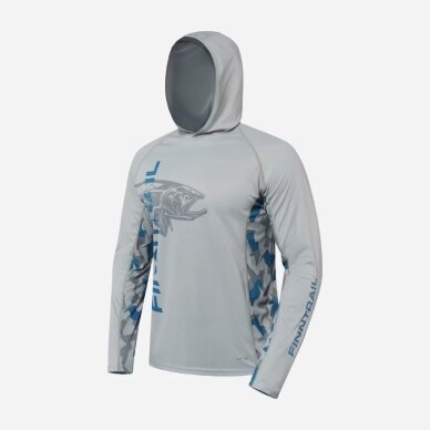 T-särk Finntrail WAVE BIG FISH Grey 6609