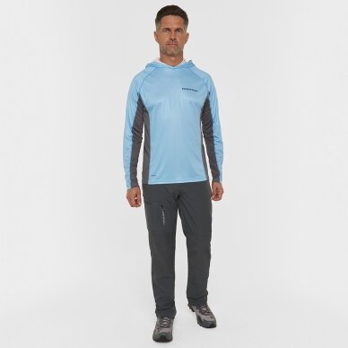 Kapuutsi ja pikkade varrukatega särk Finntrail WAVE BIG LOGO LightBlue 6614 2