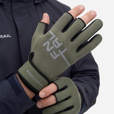 Rękawice Finntrail NEOSENSOR Khaki 2731 2 Rękawice Finntrail NEOSENSOR Khaki 2731 2