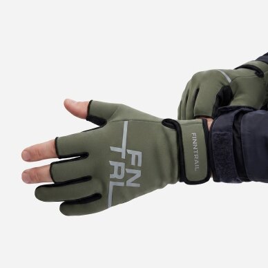 Rękawice Finntrail NEOSENSOR Khaki 2731 3 Rękawice Finntrail NEOSENSOR Khaki 2731 3