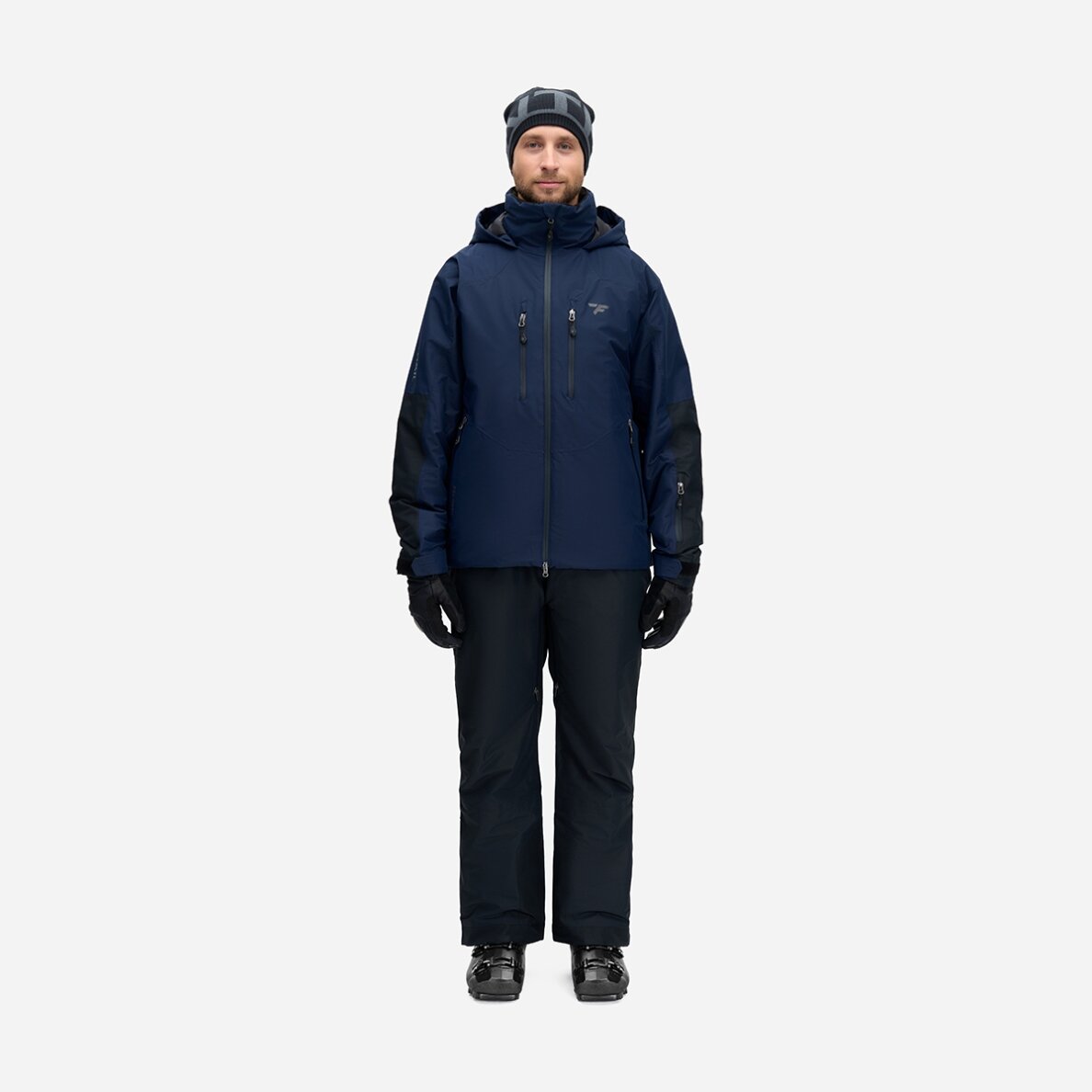 Silts puskombinezons Finntrail ATLAS BIB Graphite 4617 2