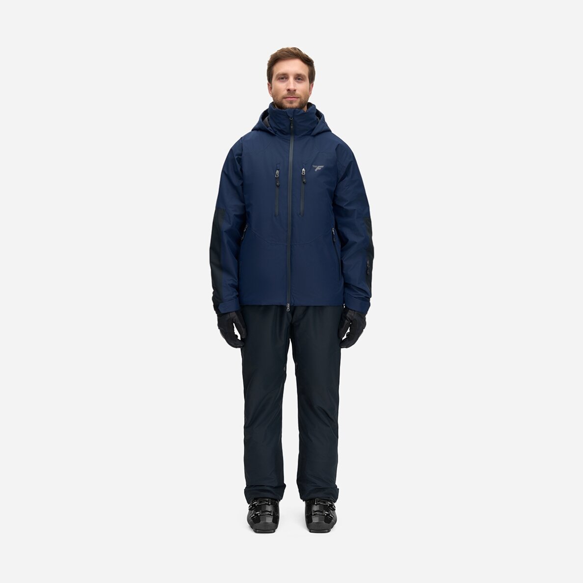 Silts puskombinezons Finntrail ATLAS BIB Graphite 4617 3