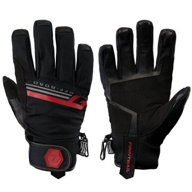 Cimdi Finntrail GT GraphiteRed 2790 2