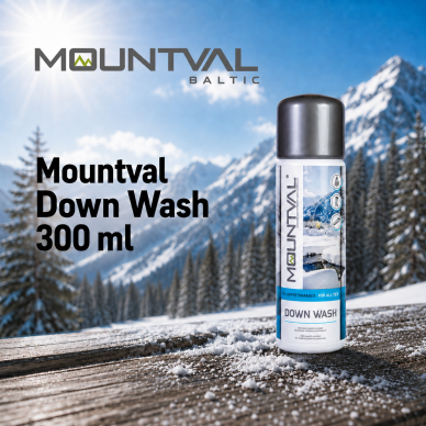 Pesuvahend sulejopedele ja magamiskottidele Mountval Down Wash, 300 ml Pesuvahend sulejopedele ja magamiskottidele Mountval Down Wash, 300 ml