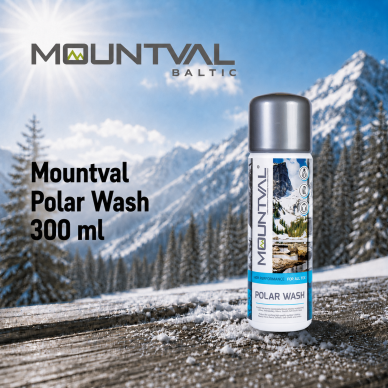Pesuvahend fliisile ja softshellile Mountval Polar Wash, 300 ml Pesuvahend fliisile ja softshellile Mountval Polar Wash, 300 ml