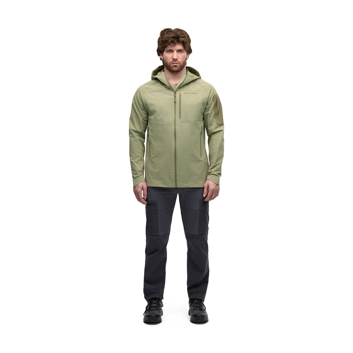 Softshell-jope Finntrail STRETCHSHELL Olive 1317 1 Softshell-jope Finntrail STRETCHSHELL Olive 1317 1