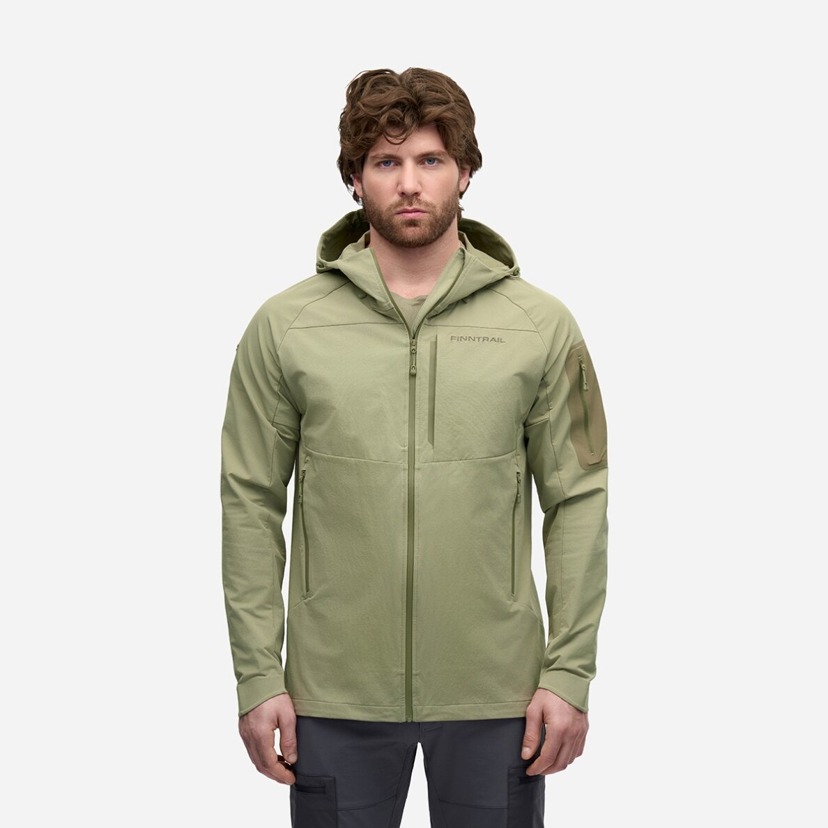 Softshell-jope Finntrail STRETCHSHELL Olive 1317 3 Softshell-jope Finntrail STRETCHSHELL Olive 1317 3