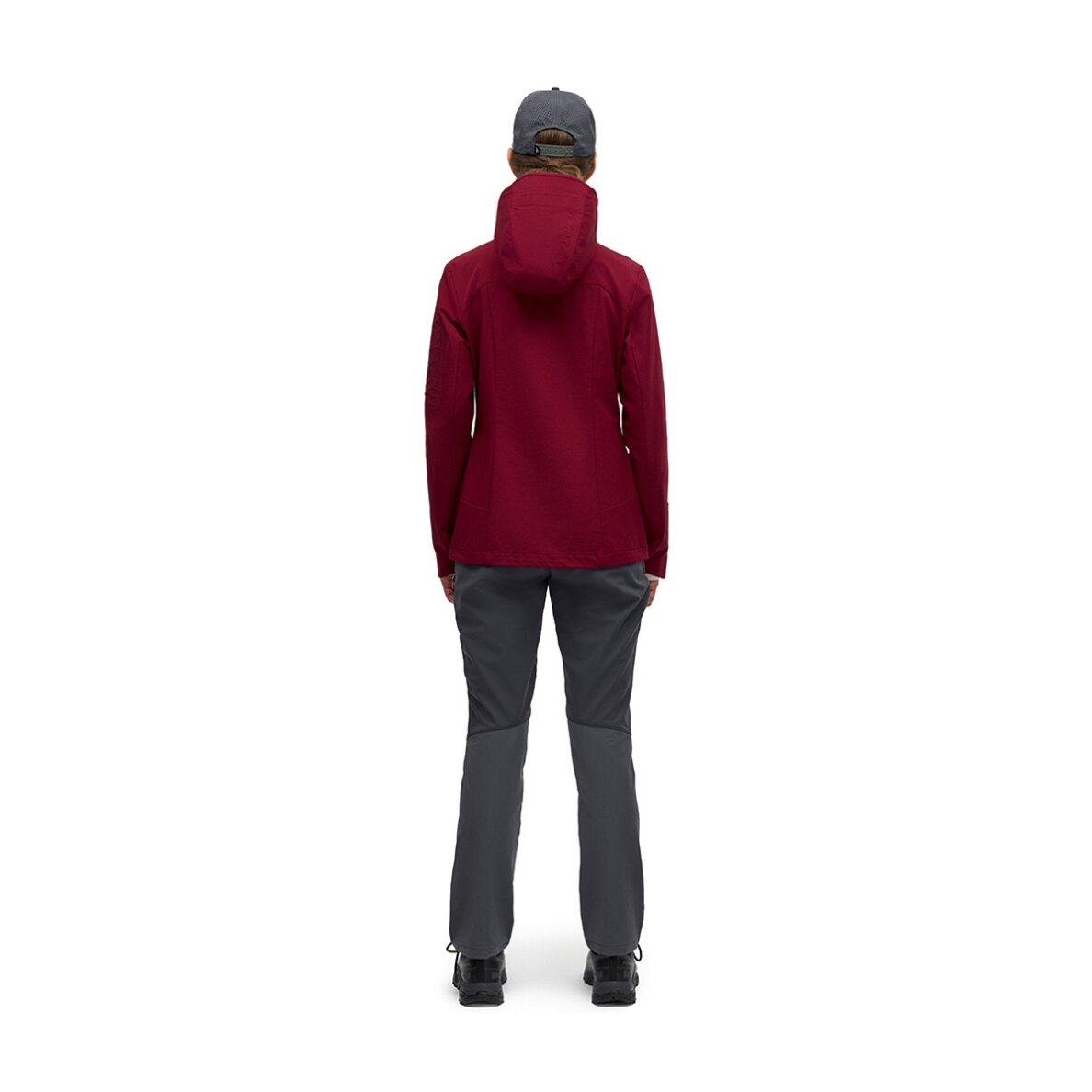 Softshell-jope Finntrail STRETCHSHELL W DarkRed 1329 2