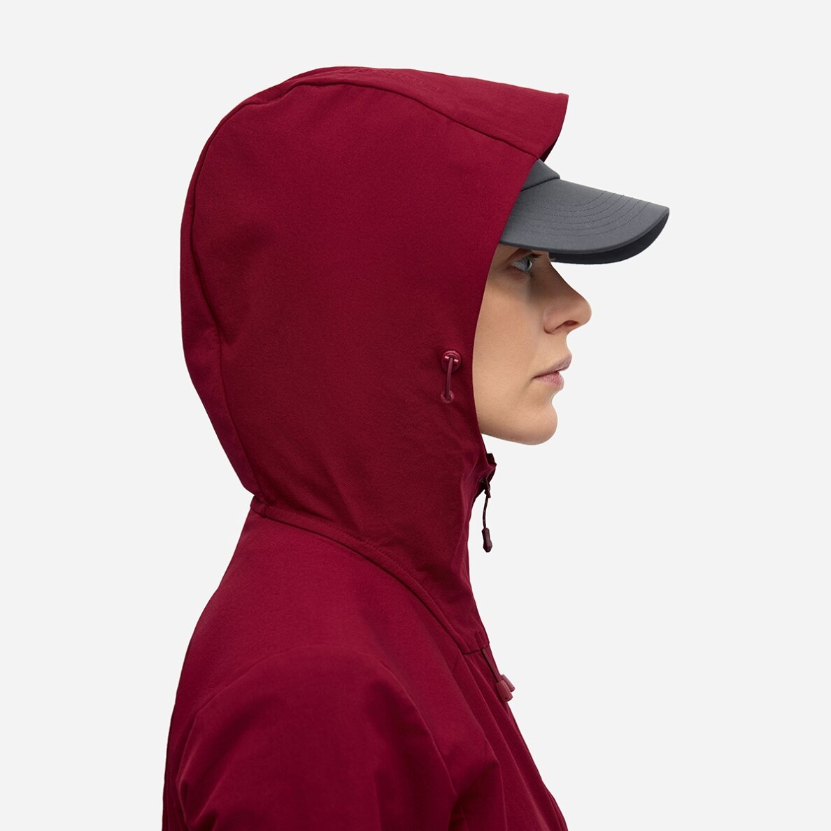 Softshell-jope Finntrail STRETCHSHELL W DarkRed 1329 8