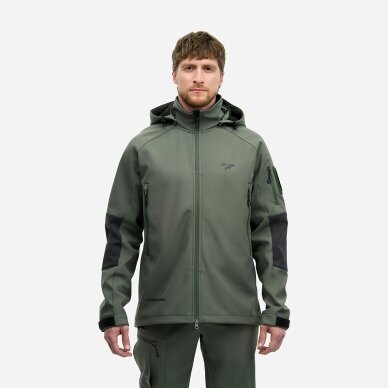 Softshell striukė Finntrail TACTIC Khaki 1323 3