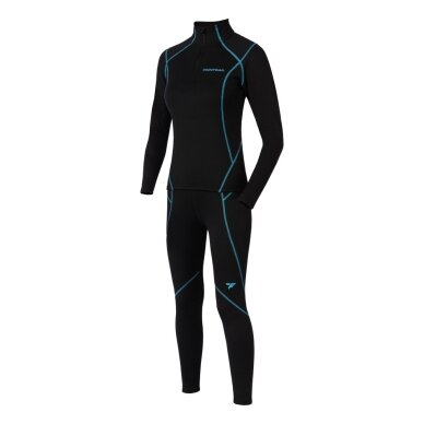 Termo drabužių komplektas Finntrail SUBZERO W Black 6308 (I termo sluoksnis)